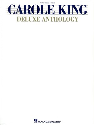 cover image of Carole King--Deluxe Anthology (Songbook)